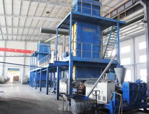 分層織物芯傳送帶生產線